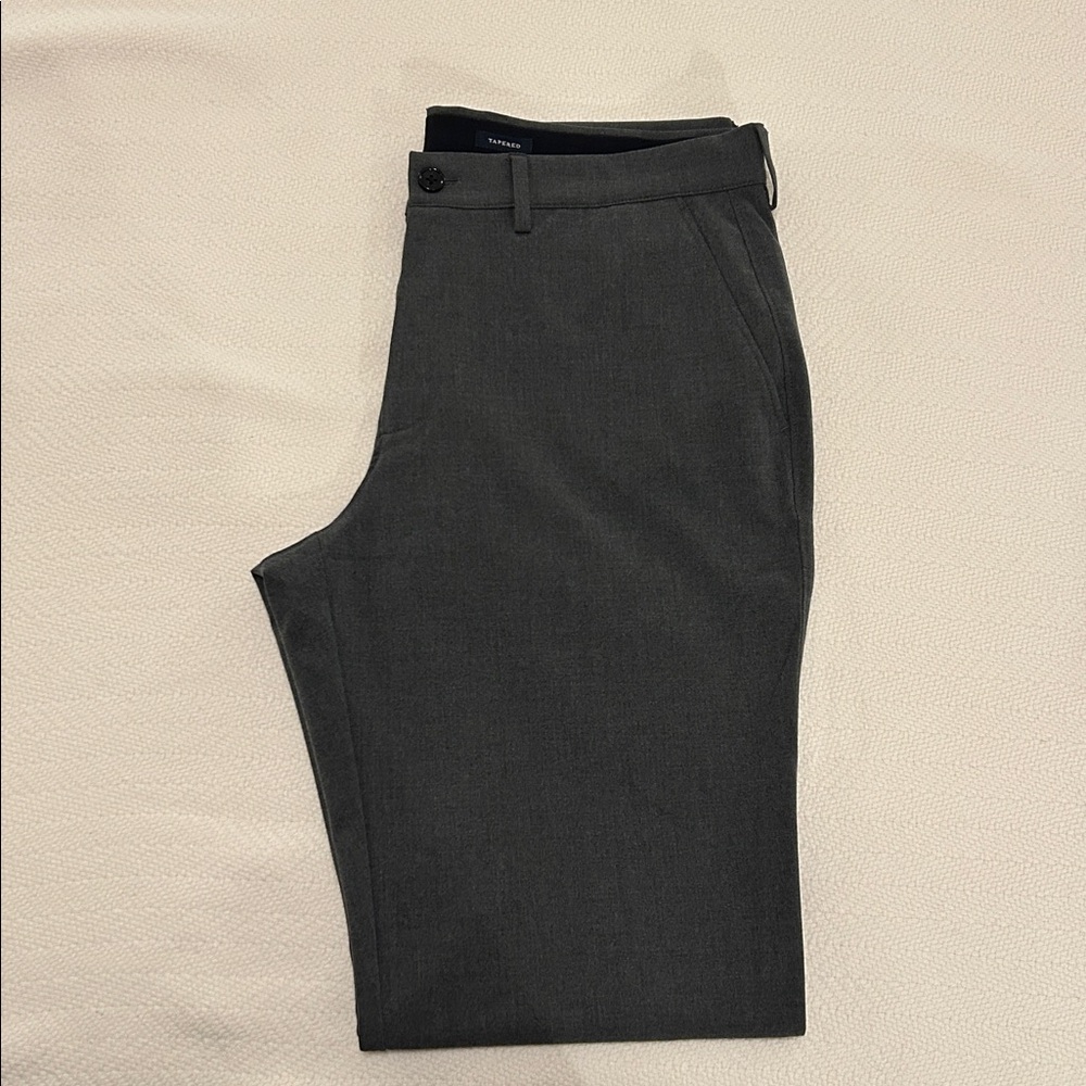 Men’s Grey J. Crew 33/32 Tapered Thompson Performance Suit Pants